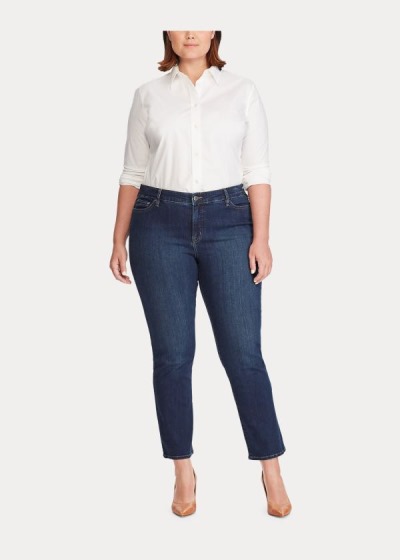 Women's Ralph Lauren Premier Straight Jeans | 751063REM